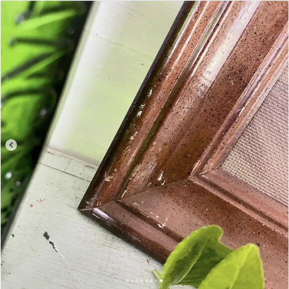 Vintage Flower Painting Framed Textured Canvas Board Signed 12x14 - Picture 8 of 8